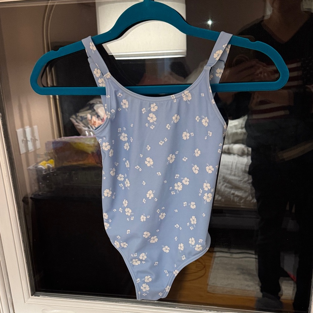 Chic Light Blue Floral Swimsuit by Roxy